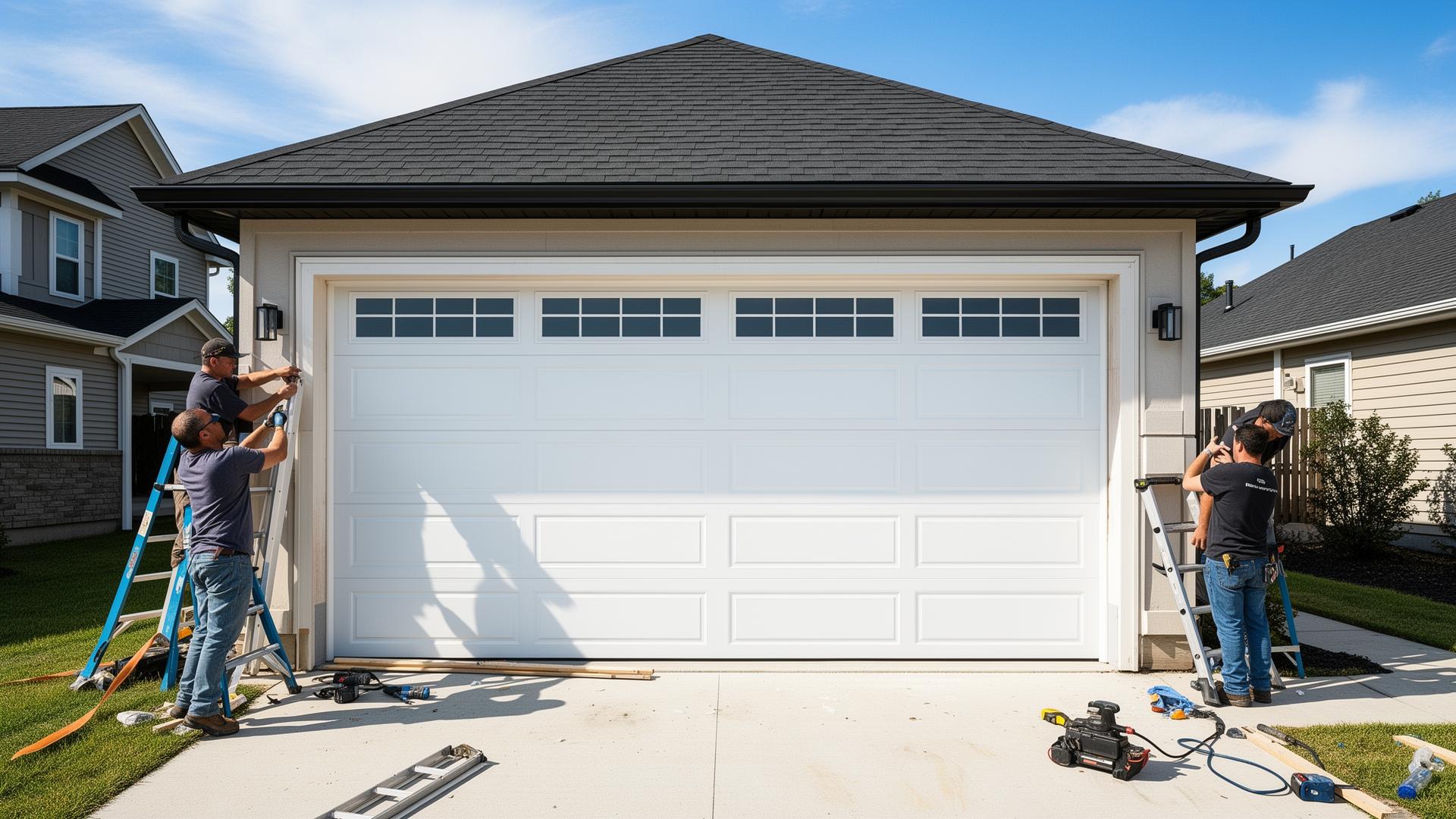 Professional garage door installation